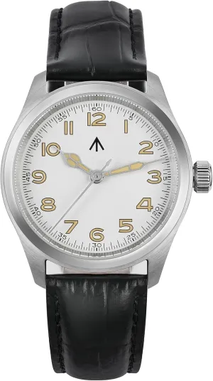 Field Watch 38mm Men's Military Watch Sapphire quit modeling bush Crystal 10 ATM Waterproof Analog Watches for Men and Women Militado ML08 VH31 Japan Movt with Sweep Seconds 