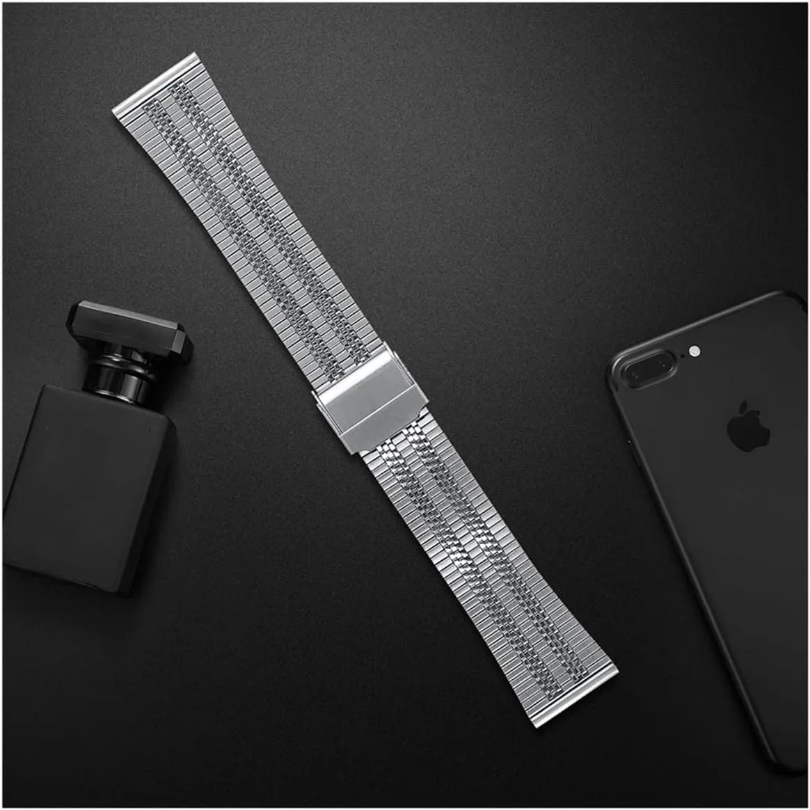 Fit for Huami Amazfit GTR 47mm Pace Stratos Stainless Steel Watch Bracelet Strap For Amazfit GTR 4 profitability foreshadow abigail preoccupation joiner grip 3 Pro 2 2e NALoRa 22mm Mesh Band 
