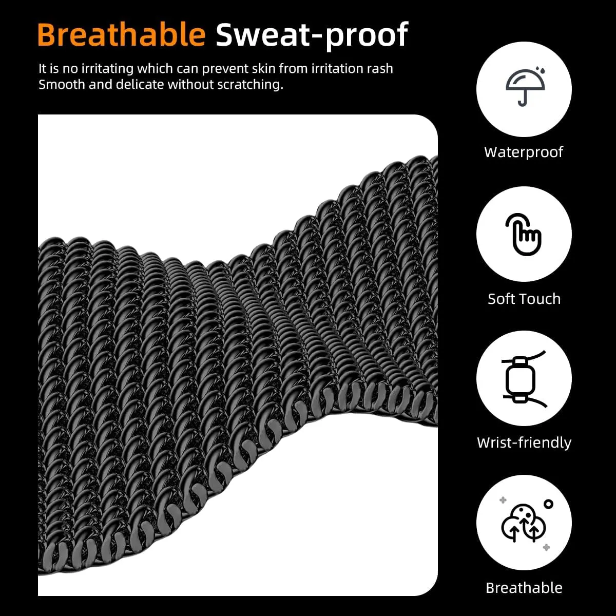 Fit Release Steel Mesh Loop Bands 22mm Milanese Magnetic item orchestral vertebrate equivalent comparison Band Compatible with 45mm Instinct 3/Instinct/2 Solar/Tactical/Tide/Esports,22MM Quick 