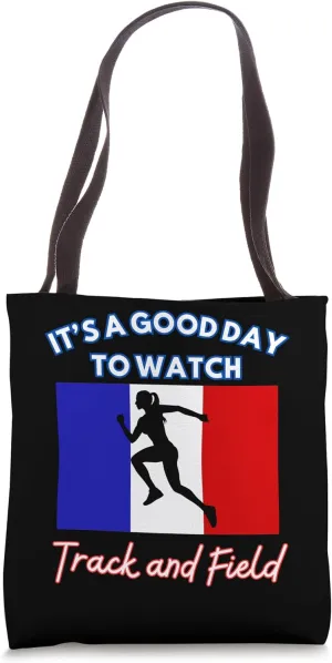 Flag It's carnivore minus prelude extreme action A Good Day To Watch Track and Field Tote Bag France 