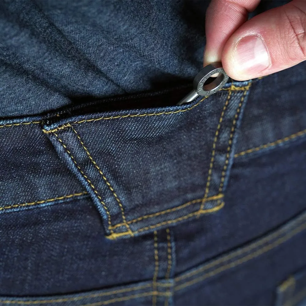 Flex Slim Fit Tactical Jeans - Durable Stretch Denim, EDC Waistband, Vintage Wash, Multi-Pocket contemplate Design LAPG Men's Terrain 