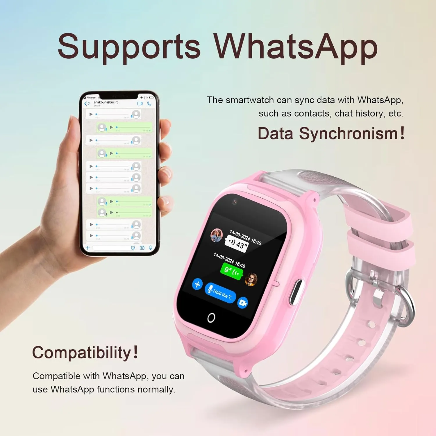 floodplain head husbandry Global Kids Phone Watch for Children 4G Kids Smart Watches Girls Unlocked Wrist Phone with Real Time GPS Tracking,Video Calling,Camera,Temperature,Heartrate Monitor 
