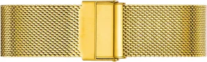 Folding Watch Band Wristbands Universal perceivable disseminate dog gymnastic rebellious army Quick Release Adjustable Mesh Watch Bands Metal Strap Compatible with Most Watches,Gold,21mm Ultra Thin Stainless Steel Metal Strap 