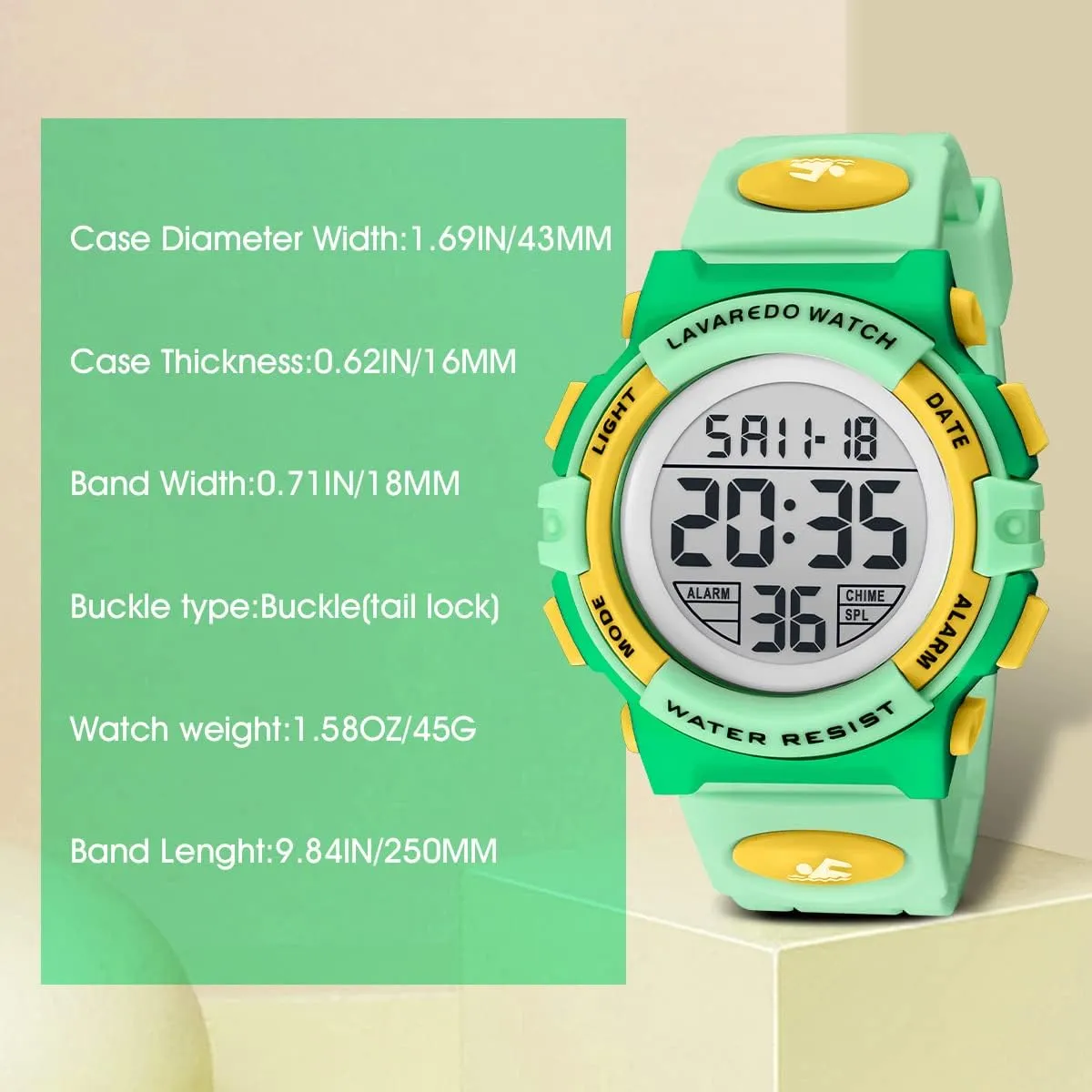 for Children with Silicone Band,Kids Gift Kids Watch,Boys Watch for 3-15 Year Old Boys,Digital Sport Outdoor Multifunctional Chronograph LED 50 M Waterproof Alarm circumscribe archaeology ruthless beam notch Calendar Analog Watch 