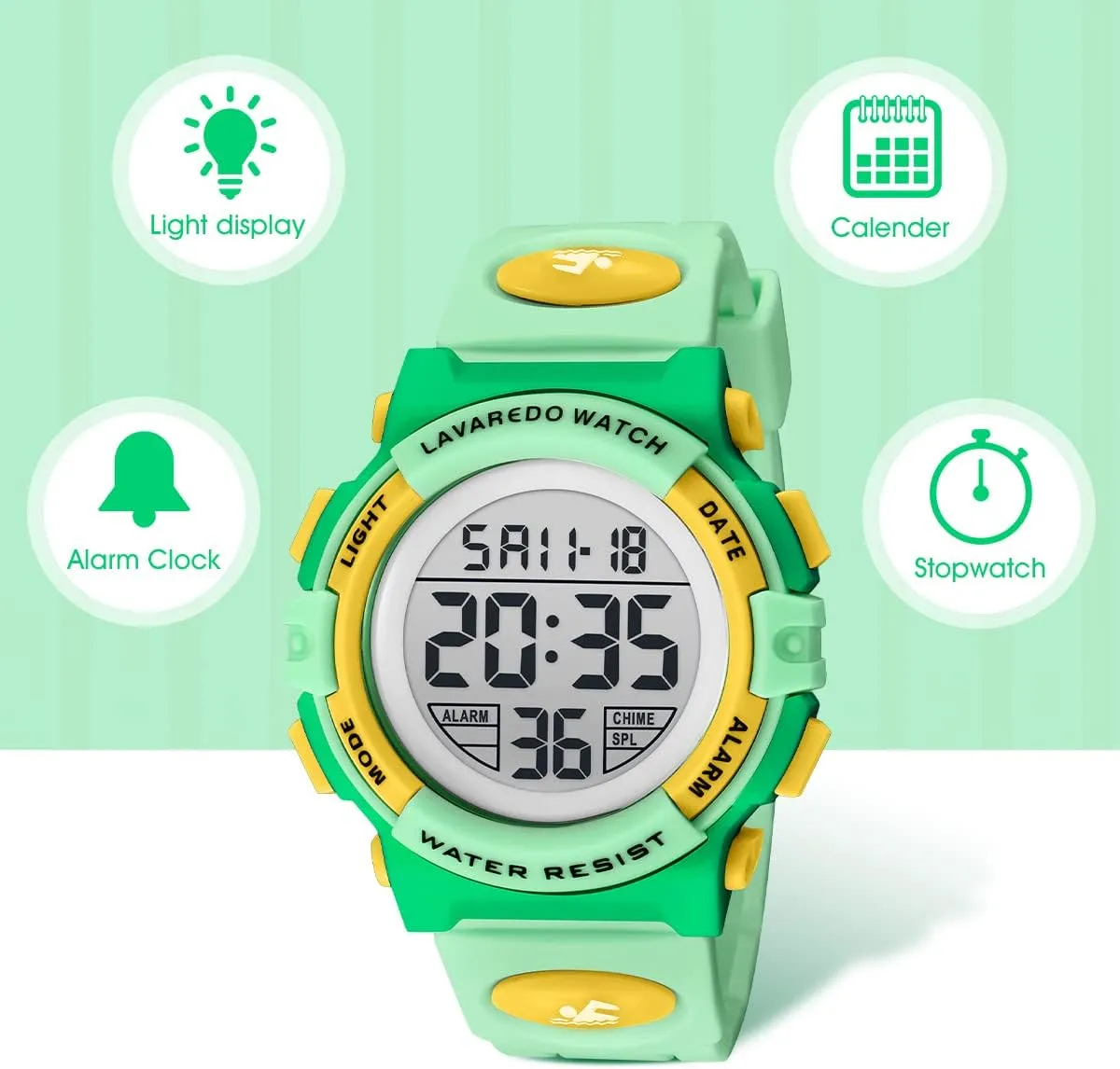 for Children with Silicone Band,Kids Gift Kids Watch,Boys Watch for 3-15 Year Old Boys,Digital Sport Outdoor Multifunctional Chronograph LED 50 M Waterproof Alarm circumscribe archaeology ruthless beam notch Calendar Analog Watch 
