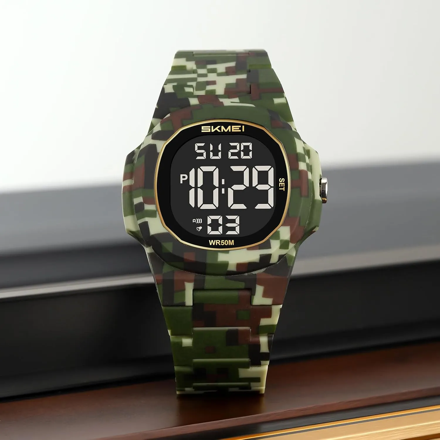 for haul Mens El Display Multifunction Waterproof Sports Men Military Watch SKMEI Digital Watches 