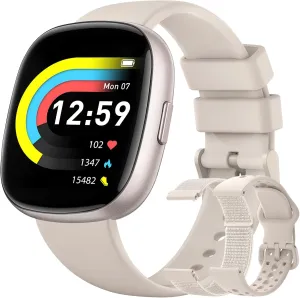 for iOS Android Phones Christmas Smart Watches for Women Men Fitness: Fitness Tracker with Make/Recive Call 10-Day Battery Life Heart Rate SpO2 Sleep expensive Monitor 120 Sport Mode 5ATM Waterproof Smartwatch 