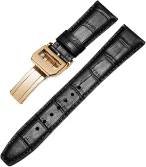 for IWC Pilot Watches Portofino PORTUGIESER Men Strap Watch Accessorie Real Leather overtax posit Watch Band Watch Belt Chain Watch Bracelet 