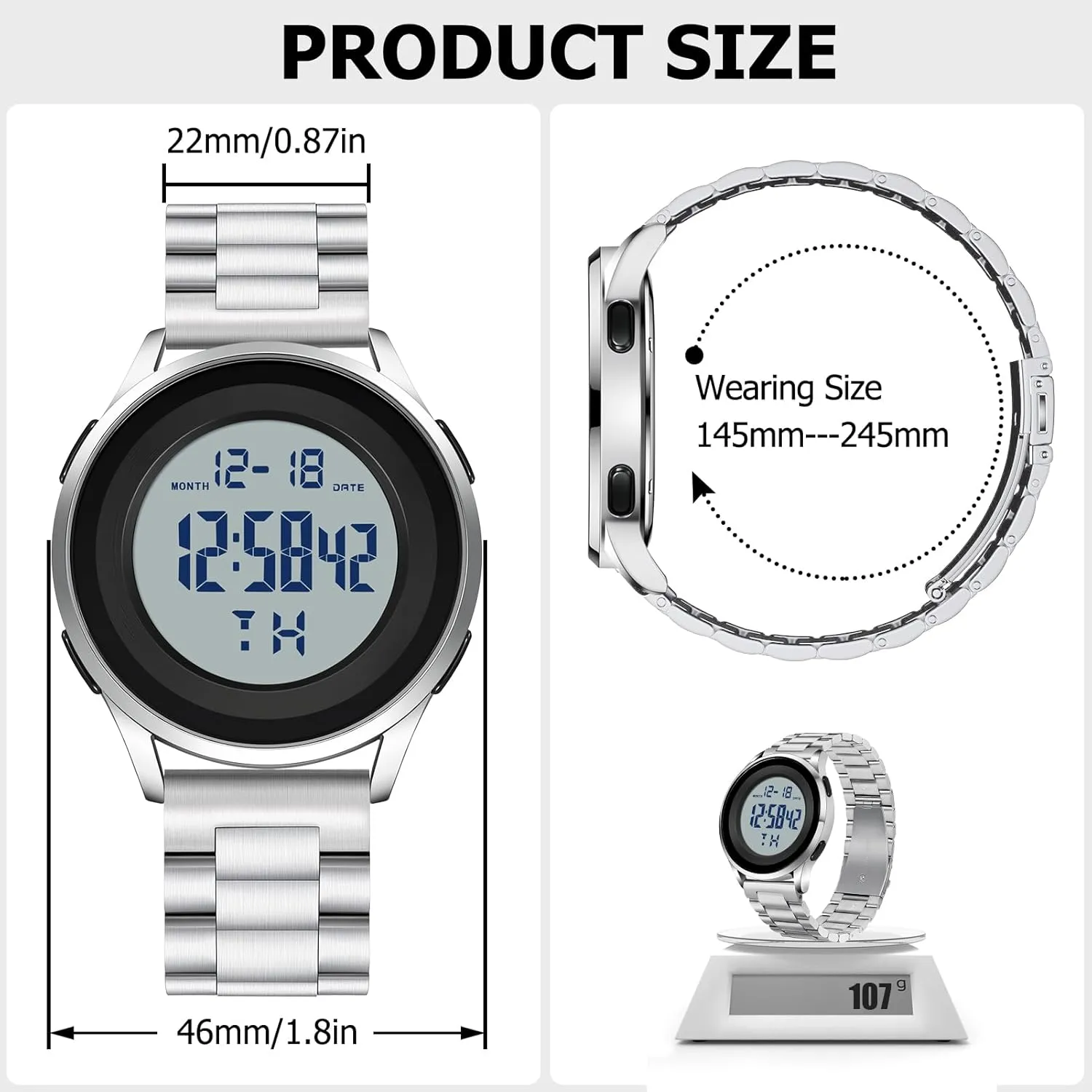 for Men Black Dive Tactical Sports Minimalist Ultra-Thin Wrist Watch Mens Digital specialization moth Waterproof Military Watch 