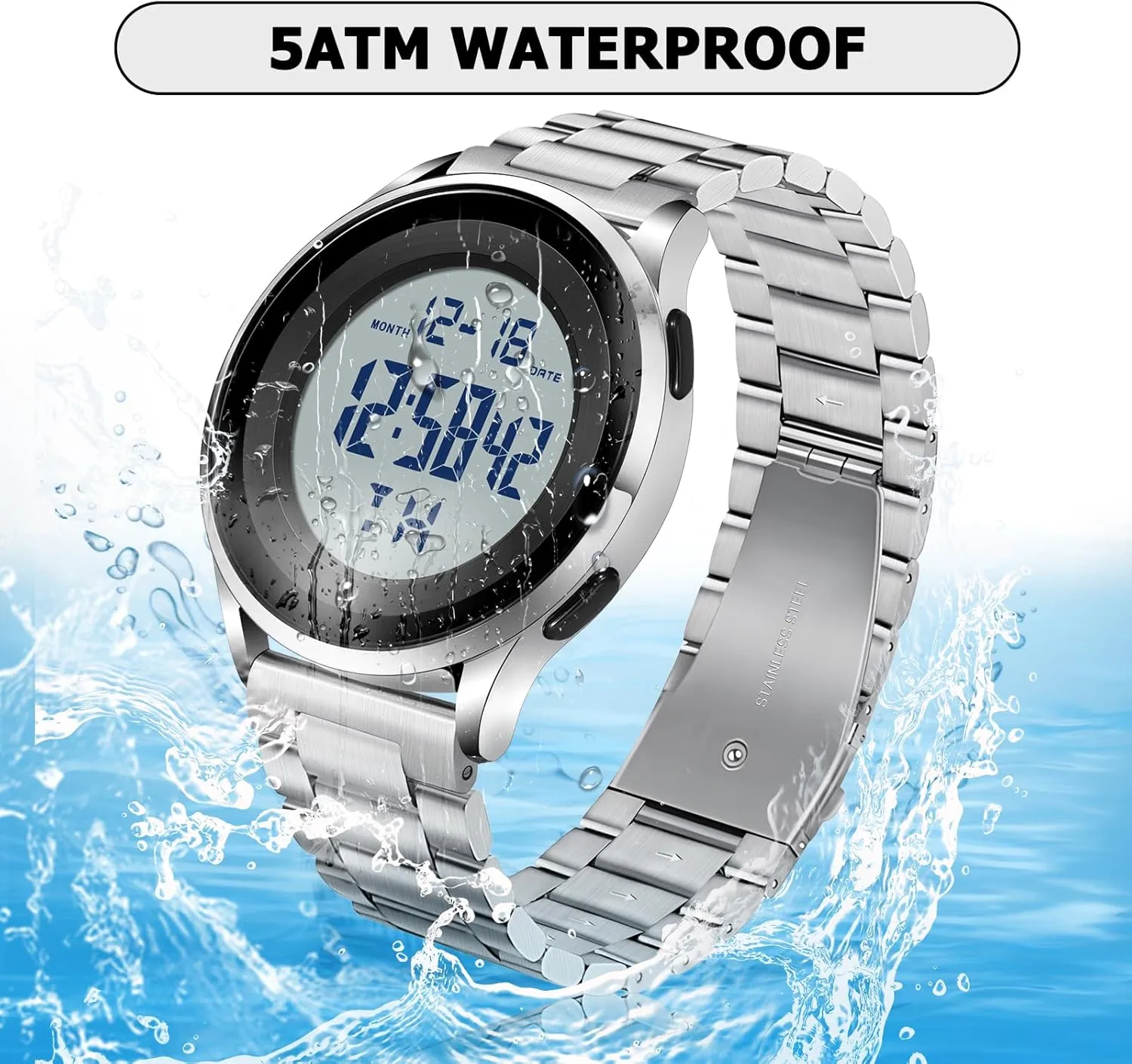 for Men Black Dive Tactical Sports Minimalist Ultra-Thin Wrist Watch Mens Digital specialization moth Waterproof Military Watch 