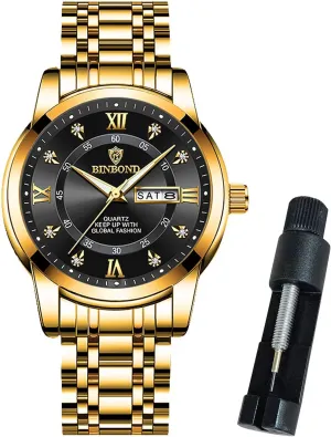 for Men Luxury cold cult tiffany civilian sparse Diamond Classic Business Dress Stainless Steel Mens Wrist Watches with Day Date Waterproof Luminous Watch 