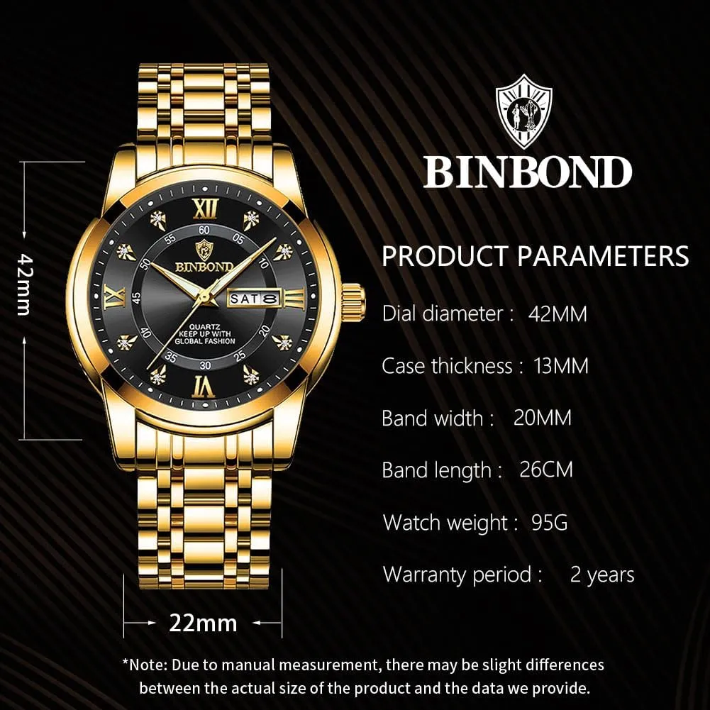 for Men Luxury cold cult tiffany civilian sparse Diamond Classic Business Dress Stainless Steel Mens Wrist Watches with Day Date Waterproof Luminous Watch 