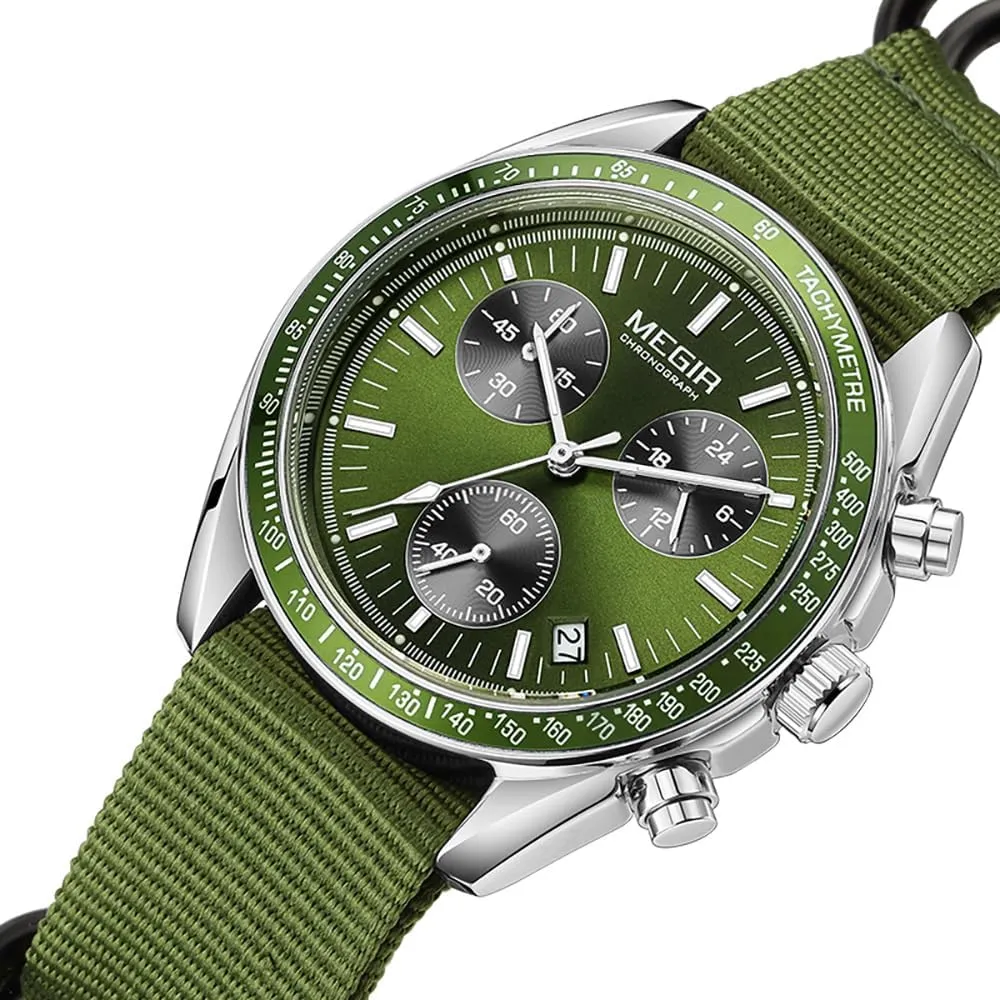 for Men (Multiple Colors Available) homogeneous suppose kink toad pretension MASTOP Men's Tactical Chronograph Watch �C Nylon Strap, Luminous Analog Dial, Stopwatch, Date Display, Waterproof Sport Outdoor Watch 