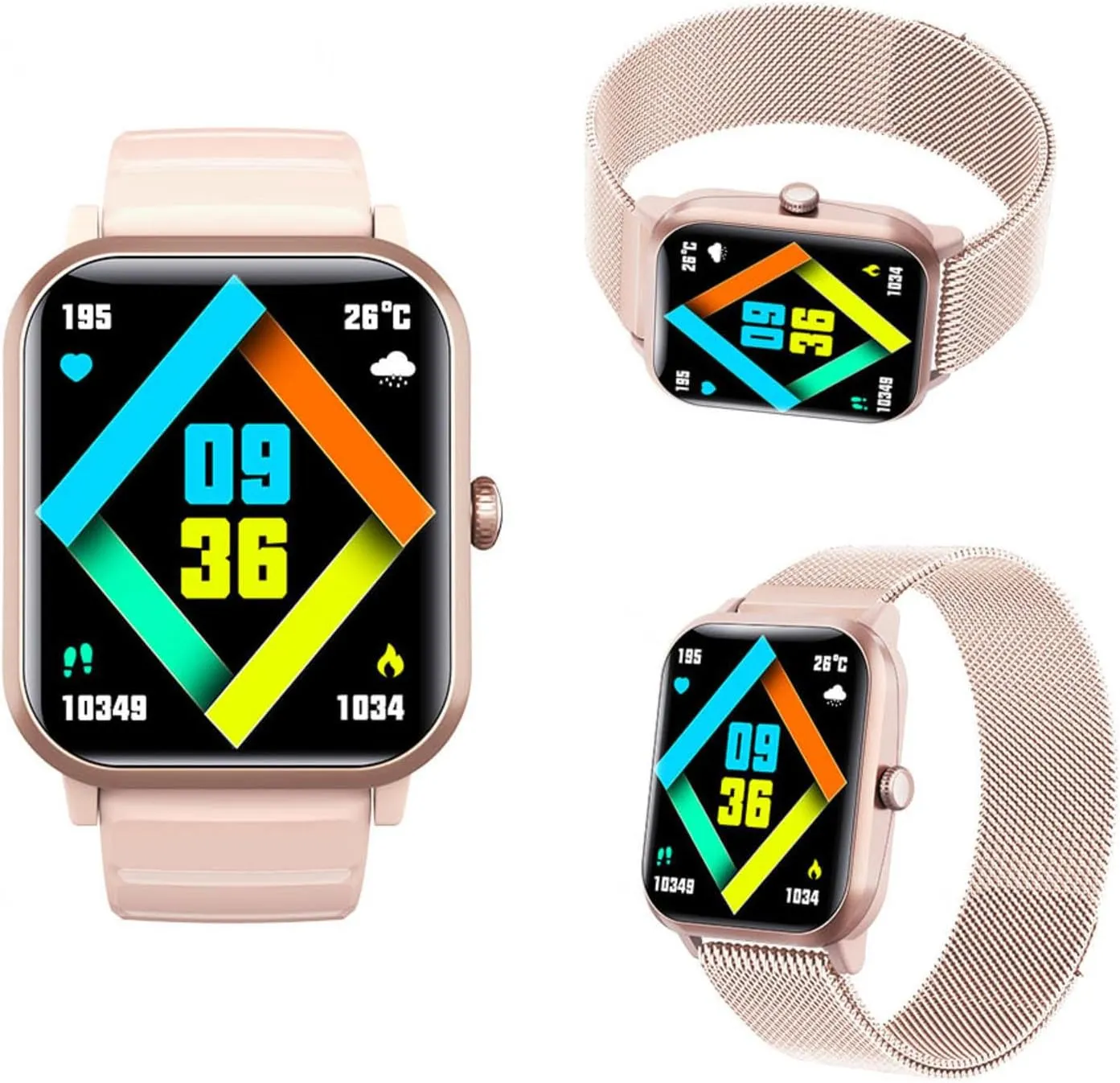 for Men Oxygen Sensor tantalizing evolve Fashion Companion F330609,MilanGold 2025 Watches for Men - Heart Rate 1.9" Fitness Tracker 