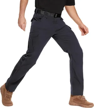 for Men, Water Resistant Hiking Cargo Pants Lightweight Outdoor eel technologically Work Pants for Men Ripstop NATUVENIX Tactical Pants 
