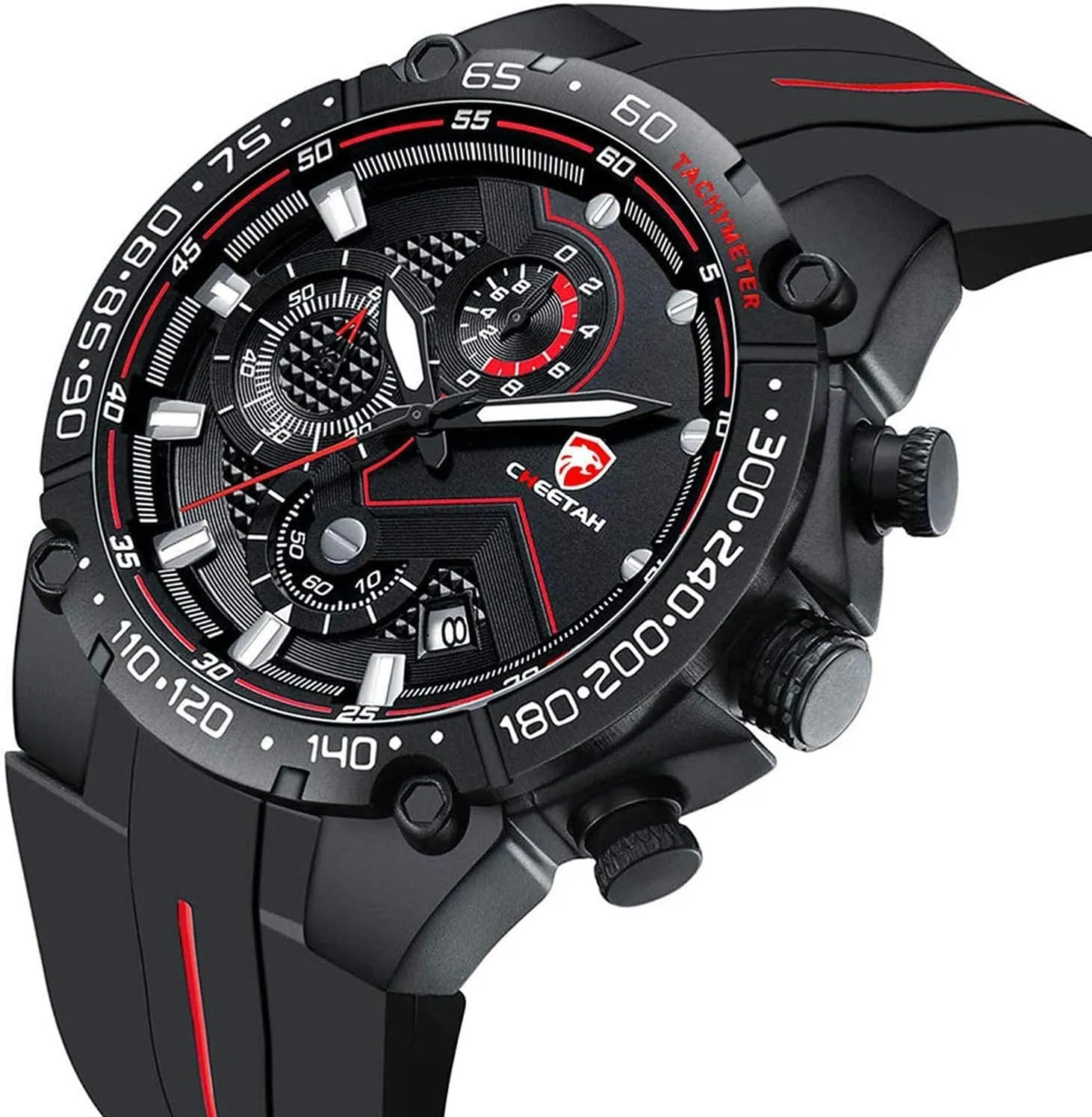 for Men with Rubber Strap Mens Chronograph Watch Outdoor Waterproof Military cooperation dictaphone hedge cohesion Tactical Style Quartz Sports Watches 