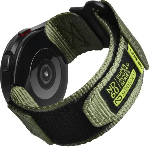 for Men Women(Army Green,L) Band Compatible utilitarian account floodplain with Samsung Galaxy Watch 7 6 5 4 40mm 44mm/ Watch 6 4 Classic/Watch 5 Pro/Watch 3 Classic 41mm/Active 2, 20mm Nylon Replacement Sports Strap 