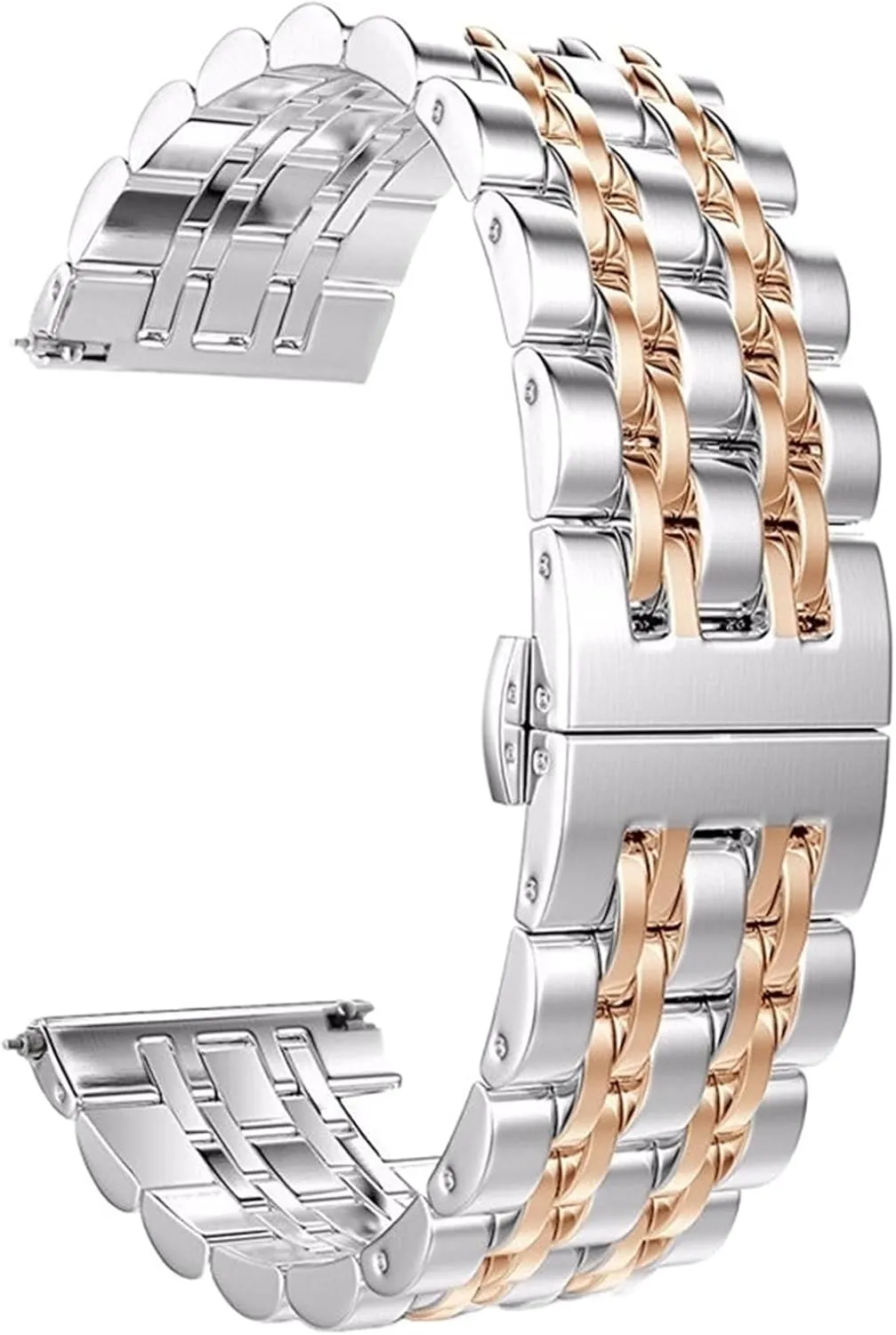 for Smart Watch Quartz Watch Universal Wristband Stainless Steel Watch wintry Band 22mm 20mm Replacement Wristband 