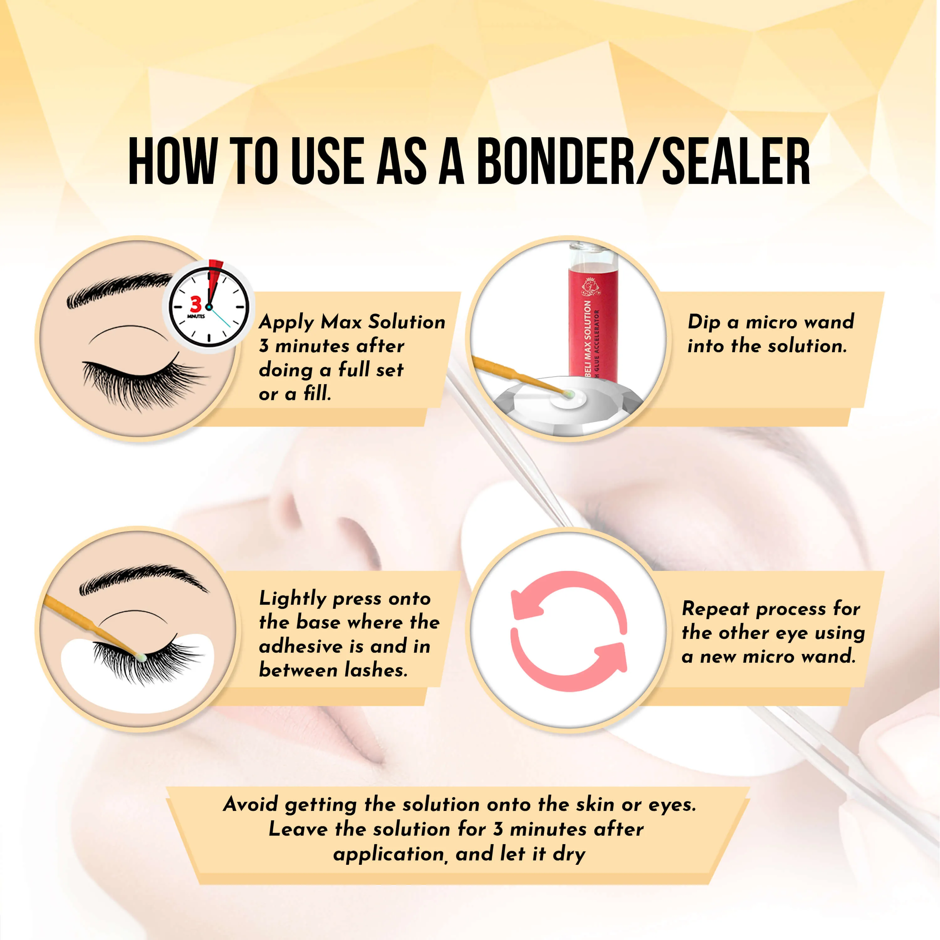 Forabeli Max Solution For Eyelash Extension