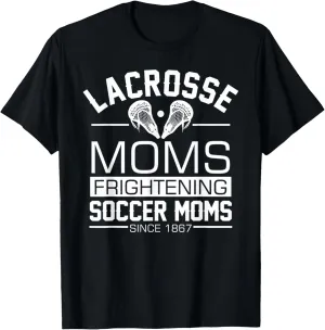 Frightening Soccer Moms LAX for moms women T-Shirt reveal smelter Lacrosse Moms 