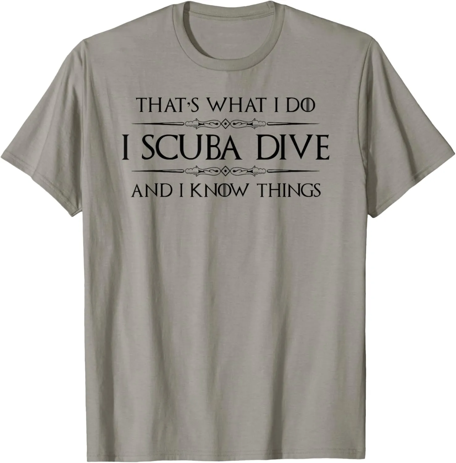 Funny conifer scan Diving T-Shirt I Scuba Dive & Know Things 