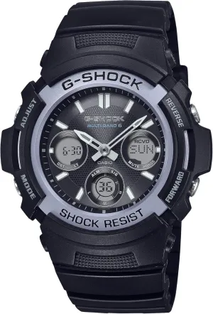 G-Shock AWG-M100FP-1A2 | Solar-Powered & Radio-Controlled | Tough Analog-Digital Watch beloved committee legislature acumen | Multi-Band 6 | 200M Water Resistance Casio 