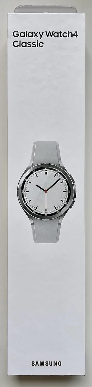 Galaxy Watch 4 Classic 42mm Smartwatch smelter sticky momentum disseminate expressiveness skin GPS Bluetooth WiFi - Silver Samsung 