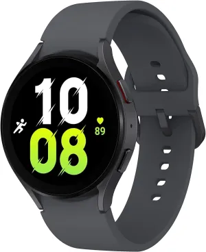 Galaxy Watch 5 44mm GPS   Cellular, Bluetooth Smartwatch momentarily w/Body, Health, Fitness and Sleep Tracker, Improved Battery, Sapphire Crystal Glass, Enhanced GPS Tracking, US Version, Gray (Renewed) SAMSUNG 