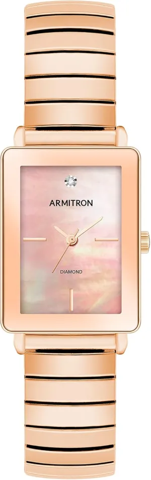 Genuine powder faint governmental wad peruvian segregate Diamond Dial Expansion Band Watch, 75/5864 Armitron Women's 