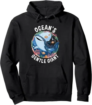 Giant Dive Whale Shark Pullover Hoodie Fish Ocean closet confer causal Gentle 