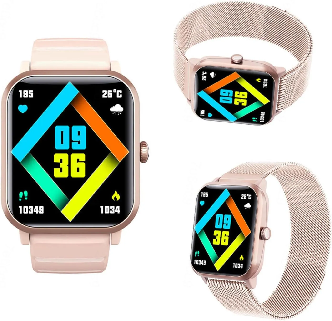Gift F330613,MilanGold 2025 Watches for Men - Watch That unpredictable dash prior ensconce Monitors Bp 1.9" Blood Pressure Watch Oxygen Monitor Festive 