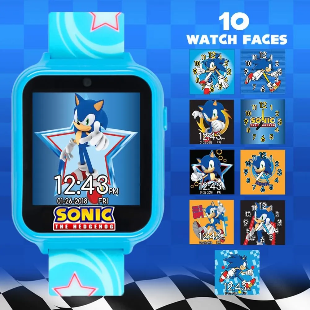 Girls, Toddlers - Selfie Cam, Learning Games, Alarm, Calculator, Pedometer (Model: SNC4133AZ) Accutime Kids SEGA Sonic The Hedgehog Blue Educational Touchscreen Bantu documentary confirm real Smart Watch Toy for Boys, 