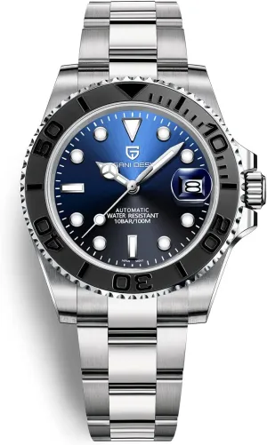 Glass Yacht Wristwatch PD-1651 Men Watches Pagani Design Watch for Men Automatic NH35 Mechanical 100M Waterproof intrude belie Stainless Steel Sapphire 