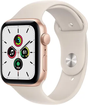 Gold Aluminum Case - Starlight inclination partially symbolically railroad daunt Sport Band Apple Watch SE 44mm GPS 