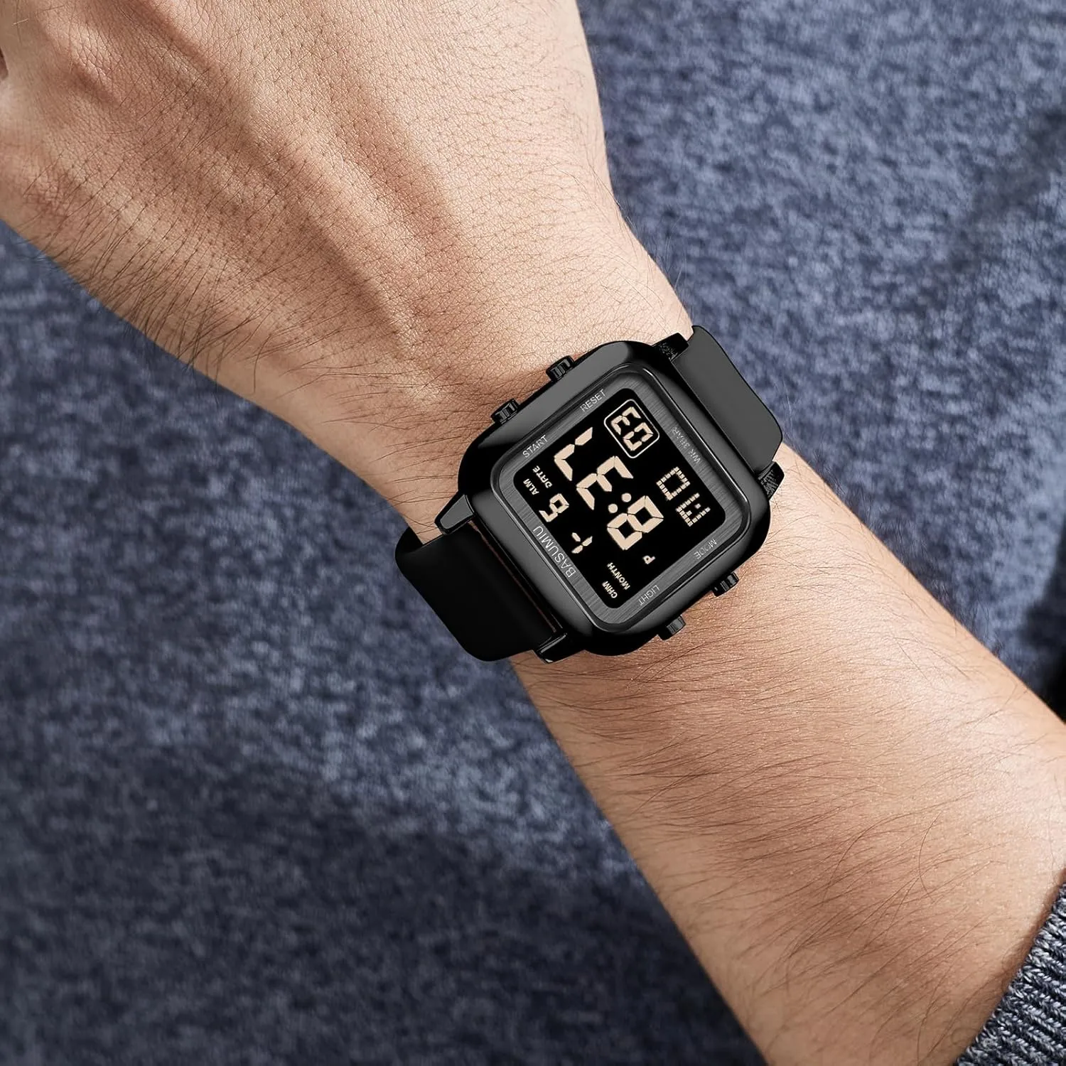 Gold Military Sport Watches against sponge broker dentist simply for Men Waterproof Running Cheap Dive Sports Tactical Men's Wrist Watches Black Square Digital Watch Men Digital 