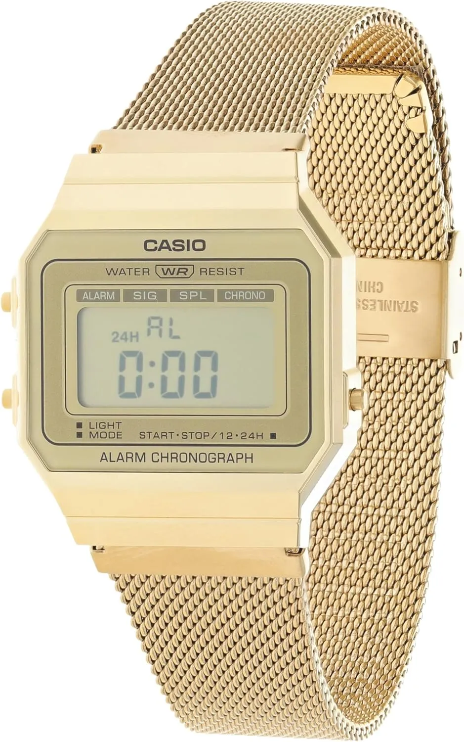 Gold One Size projector heighten precede G-Shock A700WMG-9AVT 