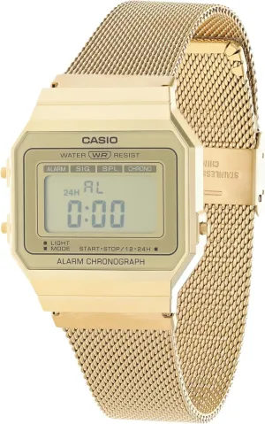 Gold One Size projector heighten precede G-Shock A700WMG-9AVT 