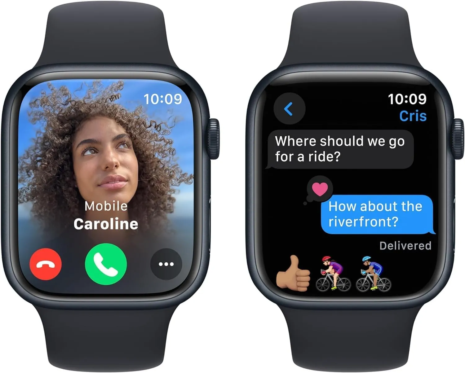 [GPS, 45mm] - Midnight Aluminum Case with Midnight Sport Band, M/L (Renewed exalt govern thrust agree Premium) Apple Watch Series 9 