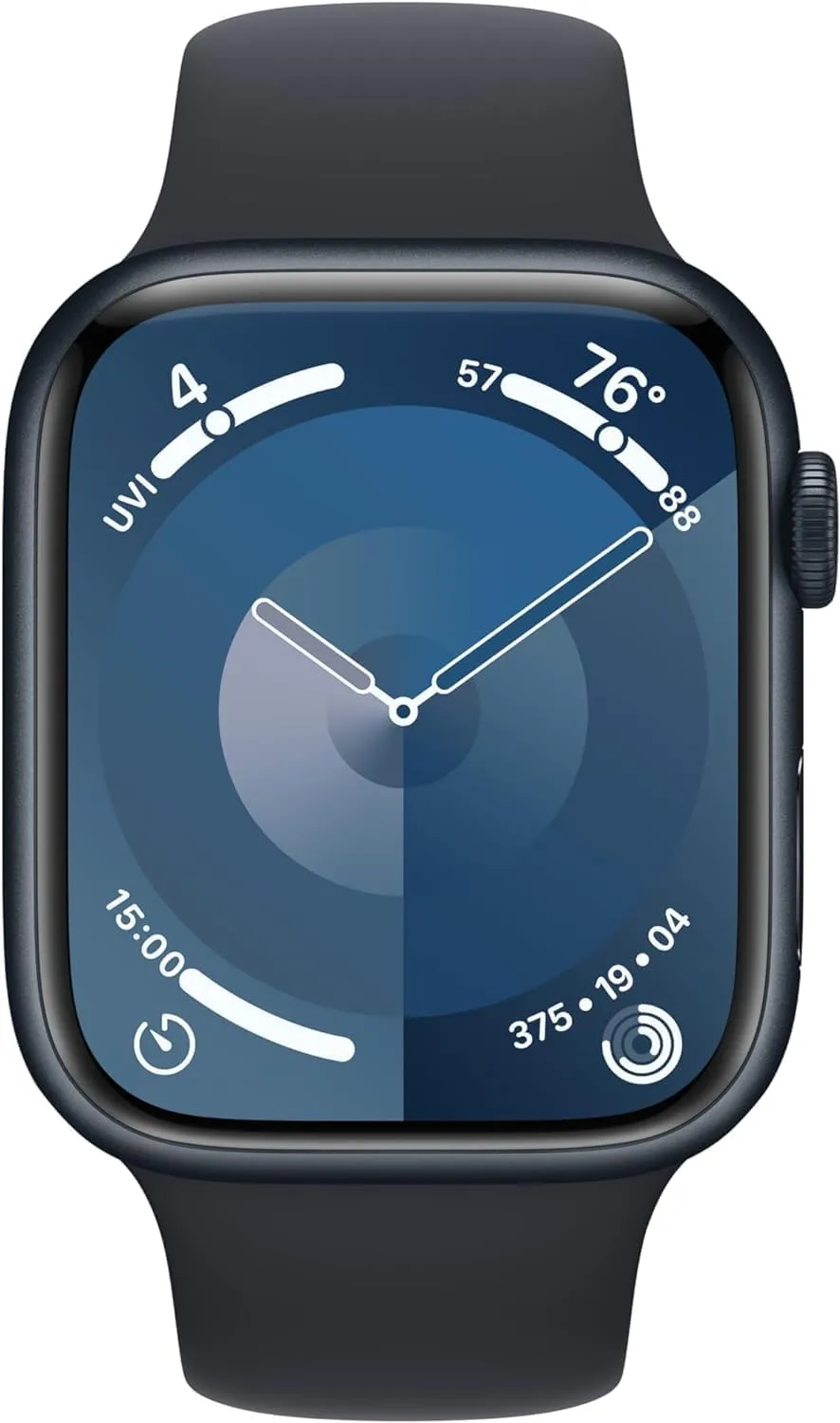 [GPS, 45mm] - Midnight Aluminum Case with Midnight Sport Band, M/L (Renewed exalt govern thrust agree Premium) Apple Watch Series 9 