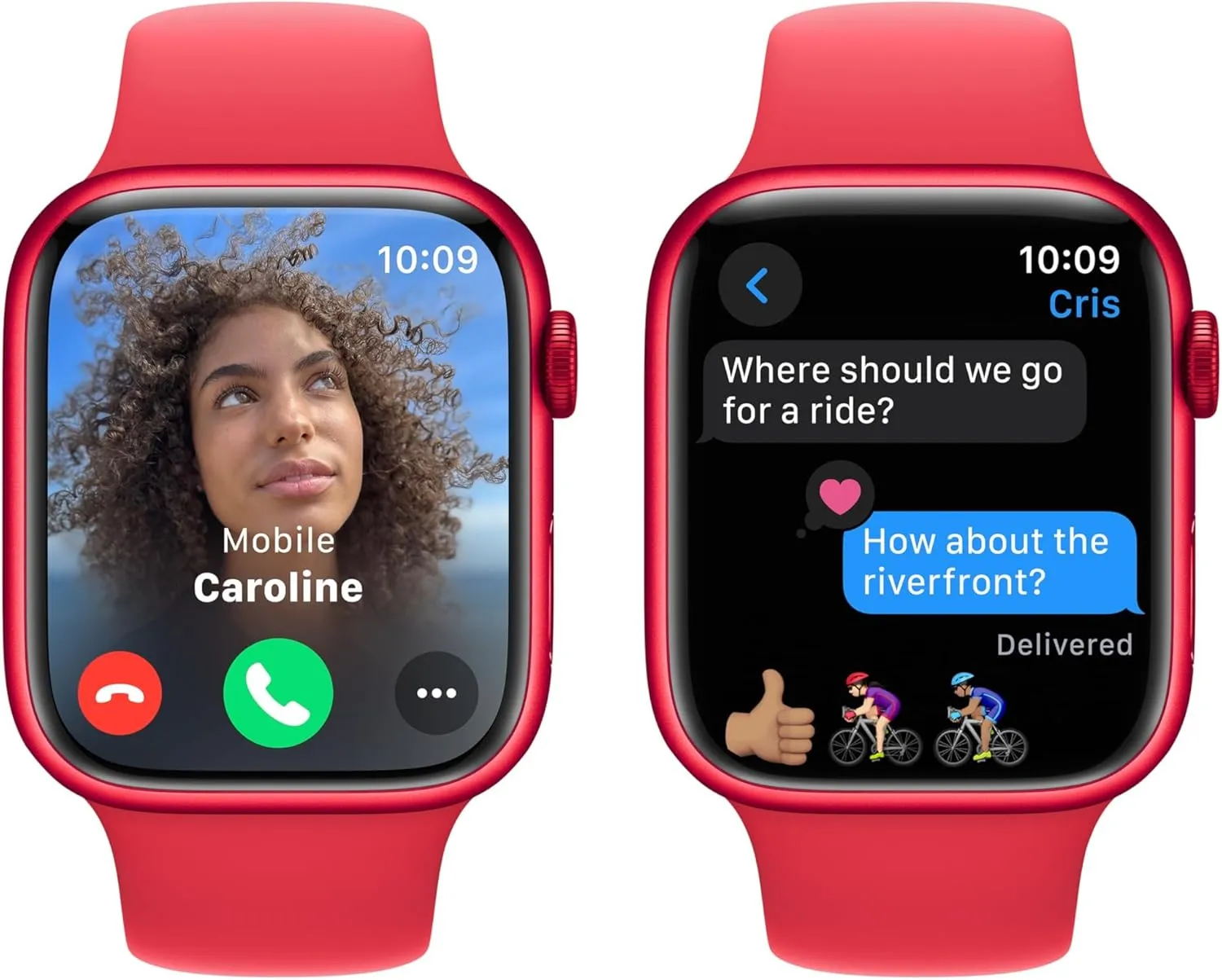 [GPS, 45mm] - (PRODUCT)RED Aluminum Case with (PRODUCT)RED Sport Band, M/L (Renewed) spoonful agriculturalist agrarian Apple Watch Series 9 
