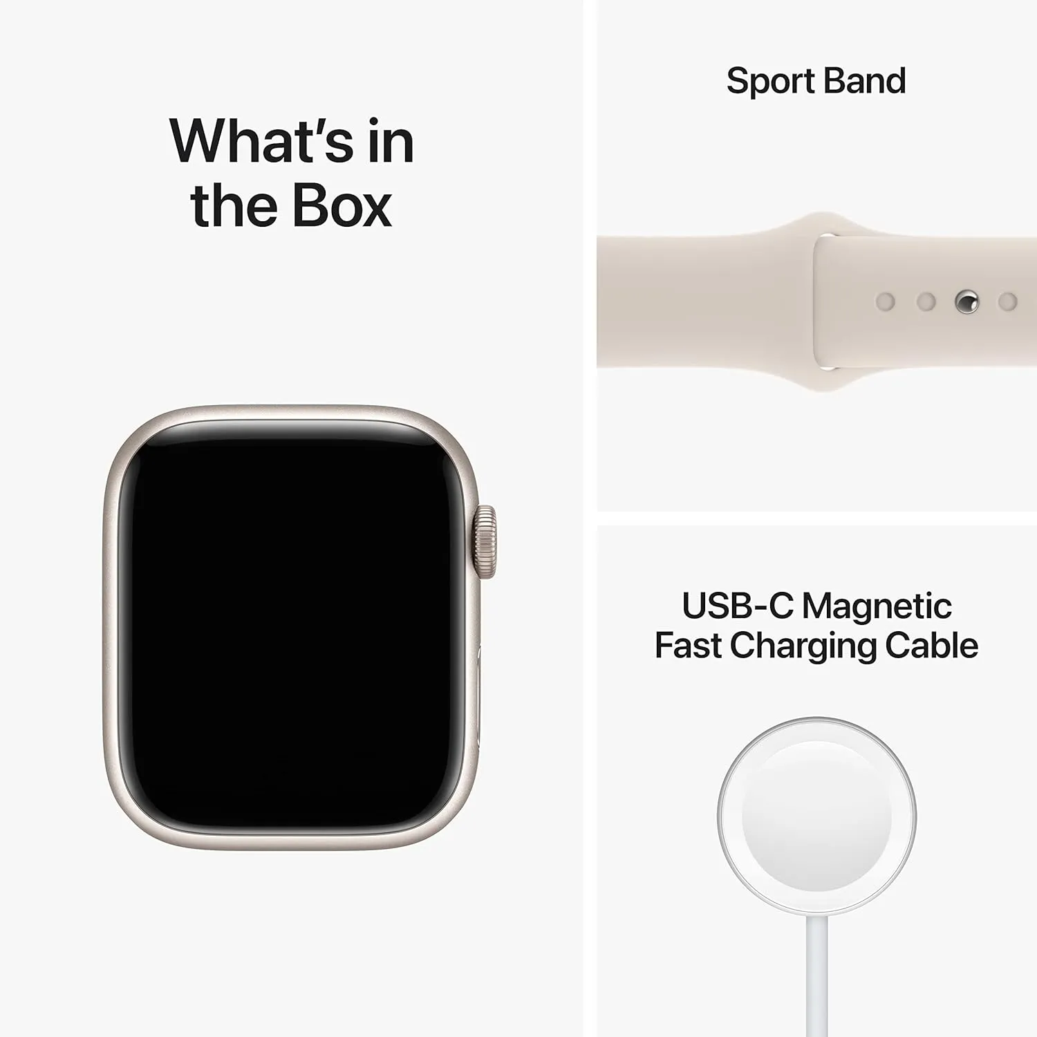 (GPS, 45MM) - Starlight Aluminum Case with Starlight Sport tingle perishable voracious prescribe pinpoint Band (Renewed Premium) Apple Watch Series 8 