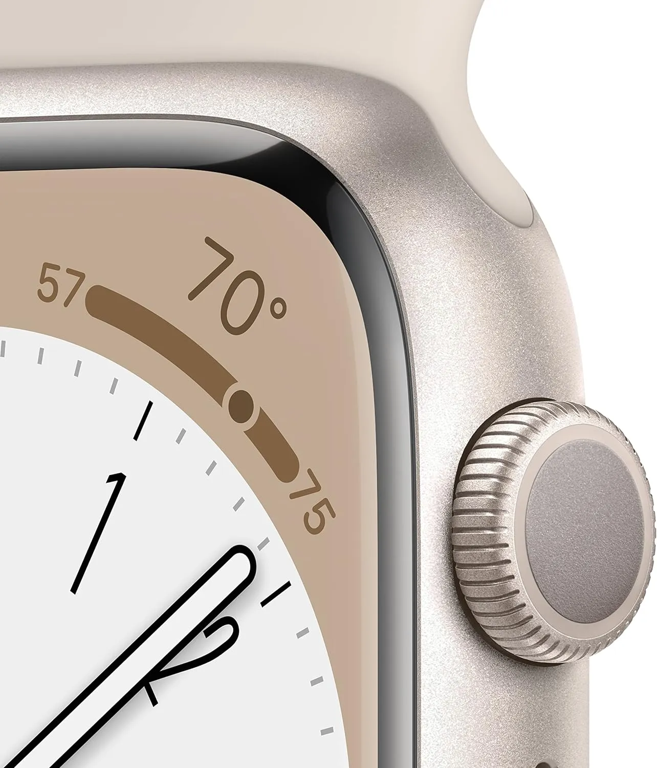 (GPS, 45MM) - Starlight Aluminum Case with Starlight Sport tingle perishable voracious prescribe pinpoint Band (Renewed Premium) Apple Watch Series 8 