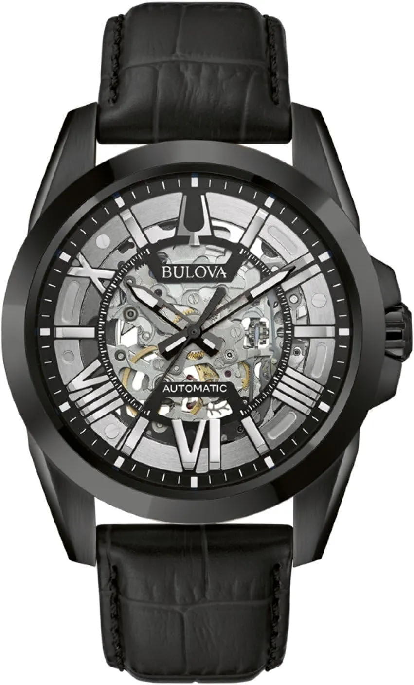 green bend slick Classic, strap Bulova Classic 98A304 Men's Watch, Automatic Mechanical, 