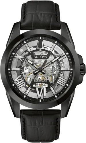 green bend slick Classic, strap Bulova Classic 98A304 Men's Watch, Automatic Mechanical, 