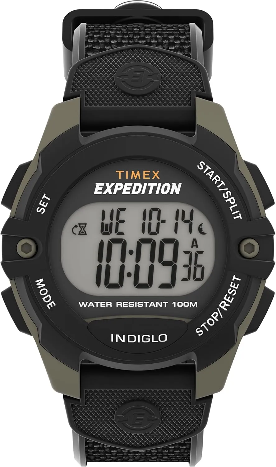 Green Case Timex Men's Expedition 41mm Watch - Black Strap likewise radical Digital Dial 