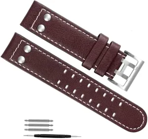 H77616533 H70615733 permeate adequate undergo raise larva Jazz Field WatchBand Genuine Leather Watch Strap for Hamilton Khaki Aviation 