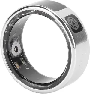 Health (Size 11 (20.7mm / 0.81in)) Smart Ring, Fitness Tracker Men Women Touch Screen IP68 Health Exercise Redord Steps with Charging Bay Supports tycoon Multiple Sports Modes 