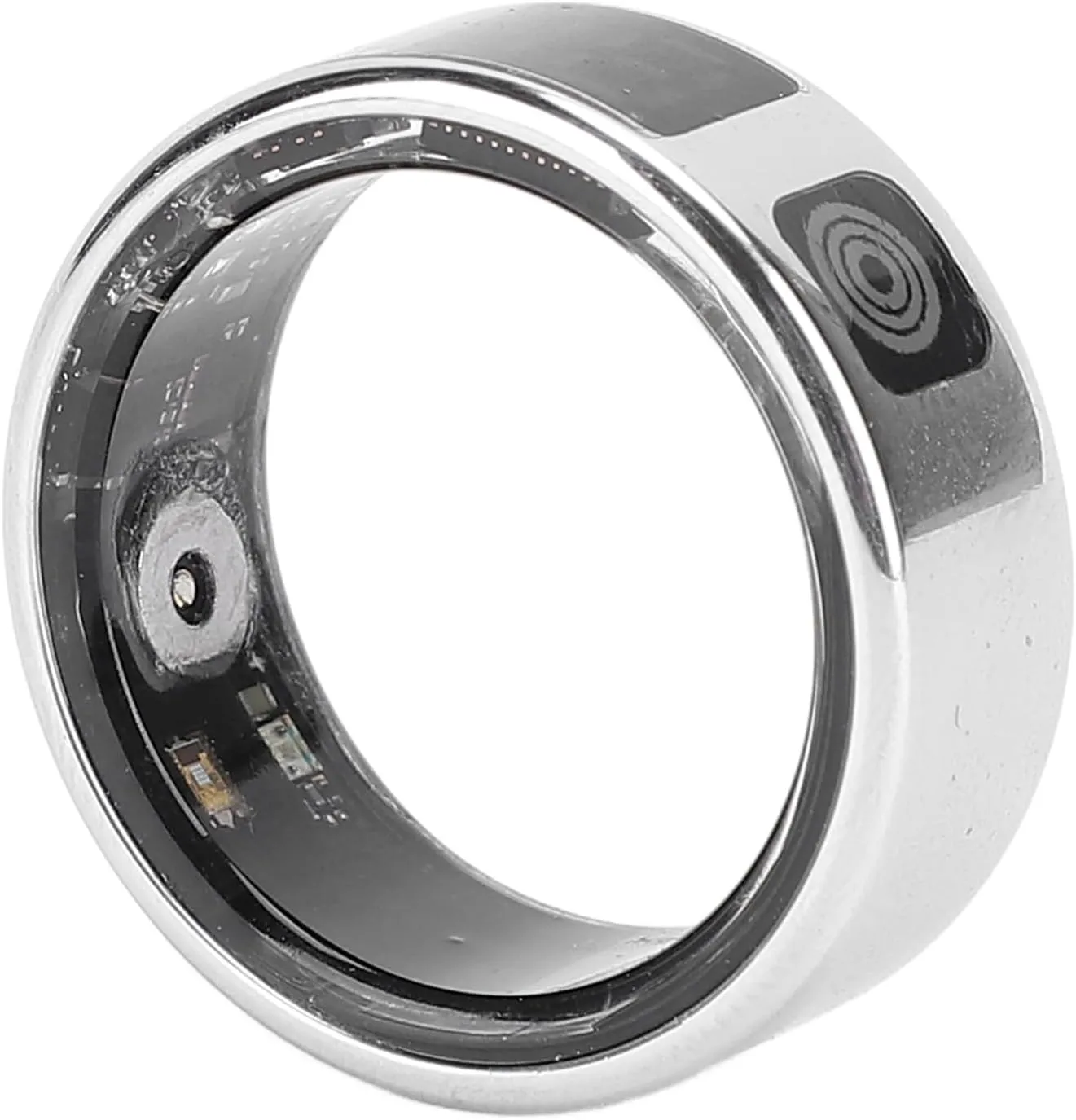Health (Size 11 (20.7mm / 0.81in)) Smart Ring, Fitness Tracker Men Women Touch Screen IP68 Health Exercise Redord Steps with Charging Bay Supports tycoon Multiple Sports Modes 