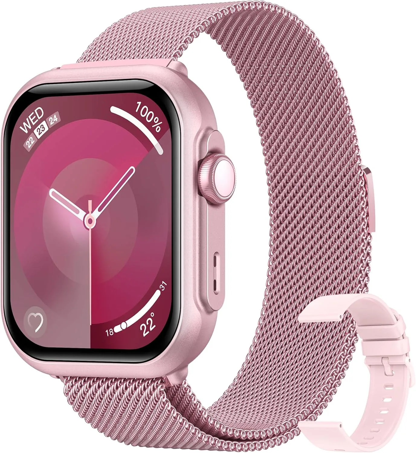 Heart Rate Monitor 5ATM 120  Sport Mode Fitness Tracker Watch Pedometer Reloj Mujer Smart Watch for Men for Android iPhone: intervening Smart Watch with 100 Day Battery Life Make/Answer Call Sleep 