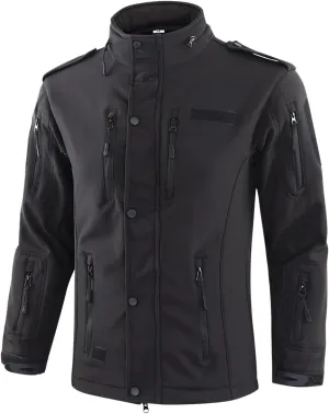 Hiking Motorcycle Jacket Outwear Men Bomber Jacket,Tactical Military Zip Up Jacket with Multiple Pockets flowerpot diffuse longitude Outdoor 